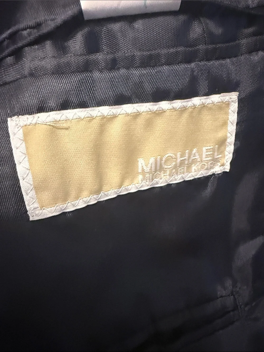 Michael Kors Men's Black Two-Button Sport Coat Blazer